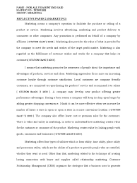 A reflection paper allows you to take a personal approach and express thoughts on topic instead of critical reflection paper. Reflective Paper 2 Asm 401 Retail Marketing