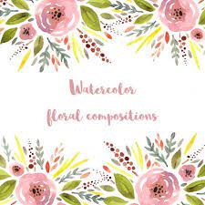 Watercolor floral pattern watercolor floral wreath watercolor floral border watercolor floral elements watercolor floral invitation blue watercolor floral. Crocus Paperi Watercolor Blog 10 Free Floral Frames