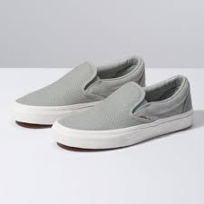 Black And Grey Slip On Vans Grey Dress Shoes Low Profile Yet Outfits For Ladies Kadininmodasi Org In 2020 Slip On Sneakers Trending Shoes Slip On Shoes