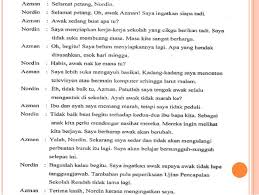 Contoh dialog showing care / simpati dapat didefinisikan sebagai ungkapan perasaan perduli dan bersedih anda atas masalah, kesedihan, dan kemalangan, orang lain. Contoh Karangan Dialog Temu Bual