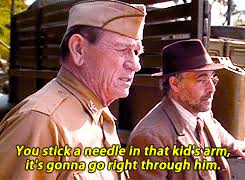 De qué personaje de apoyo crees que no se habla lo suficiente?  Personalmente, Tommy Lee Jones, el coronel Phillips, es una de las razones  por las que me gusta tanto TFA. :