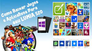 Transforme o seu smartphone ou tablet android em um console portátil para você se divertir jogando jogos de qualquer gênero, além de diferentes mods: Como Baixar Jogos E Aplicativos Para O Lumia 520 Pelo Pc Youtube