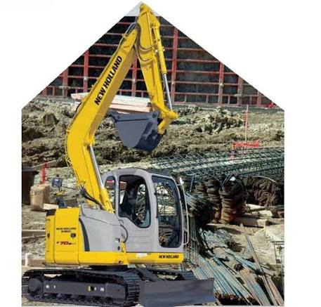 New Holland E70SR Excavator