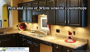pros and cons of white granite countertops
