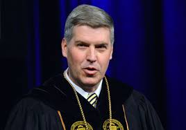 Gallagher installed as Pitt's chancellor