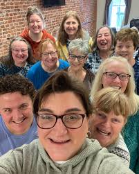 What a fun weekend! Our annual stitching retreat weekend held at the  Stitchery Nook Retreat Center in Osage, IA. What could be better than  friends, food, stitching, shopping & laughter? This was