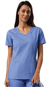 Buy Cherokee Workwear Women V Neck Nursing Scrub Top For 17 99 Work Wear Women Tops Cherokee Scrubs Workwear