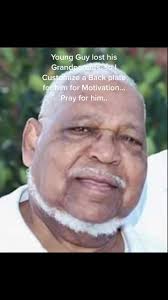 He had a rough year so I surprise him with a Back plate for some  Motivation….