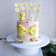 Gizemintatlidunyasi Civcivpastasi 1yaspastasi Fondant Pastalar