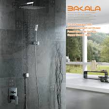 If a shower already uses this. Bakala Brazil Warehouse Rain Mixer Shower Set Wall Mounted Rainfall Shower Head System Not Have The Taxes Shower Head Systems Mixer Showerrain Shower Mixer Aliexpress
