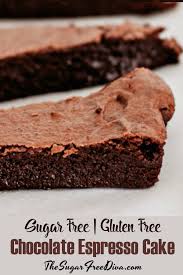 Eliminating gluten from your diet doesn't mean sacrificing flavor. Sugar Free Gluten Free Chocolate Espresso Cake Glutenfree Sugarfree Flourless Espresso Cake Chocolate Sugar Free Cake Espresso Cake Gluten Free Chocolate