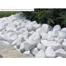 Rain Forest 2200 Lb White Egg Rock Lowes Com Landscaping With Rocks Cedar Garden Bridge Landscape Edging