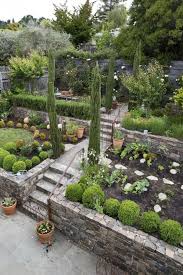 Hillsides can pose a landscaping challenge for plants, which can suffer from the soil erosion or poor drainage typical of sloping properties. 15 Jardins Reperes Sur Pinterest Dont On Aimerait Etre Proprietaire Backyard Landscaping Sloped Garden Small Backyard Landscaping