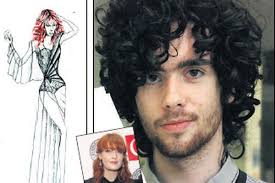 Student's gown has Florence in a flutter