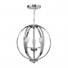 Featured in a lustrous chrome finish. Chrome All Round Globe Lighting