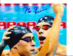 2012 USA GOLD MEDAL OLYMPIC SWIMMER MATT GREVERS SIGNED 8X10