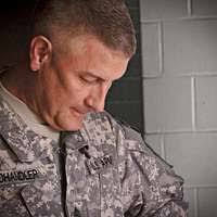 The Sgt. Maj. of the Army is Raymond F Chandler.