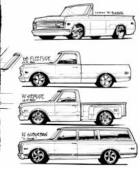 Cool Sketch 72 Chevy Truck Chevy 67 72 Chevy Truck