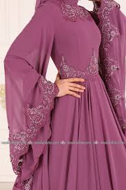 Moda Selvim Kollari Pelerinli Abiye Alm52729 Gul Kurusu Elbiseler Kiyafet Giyim