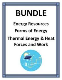 Energy Resources Forms Of Energy Forces And Work Thermal Energy Bundle Energy Resources Thermal Energy Energy