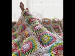 3 Boyutlu Battaniye Motifi Yeni Video Crochet Square Blanket Granny Squares Pattern Granny Square