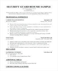 One way to emphasize this in your resume is to illustrate past cases of you being responsible. Security Guard Resume Example 2019 Lebenslauf Vorlage