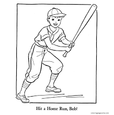 Hundreds of free spring coloring pages that will keep children busy for hours. Baseball Player 1 Coloring Pages Baseball Coloring Pages Coloring Pages For Kids And Adults