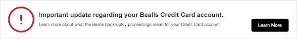 Bealls outlet credit card's rewards. Bealls Credit Card Home