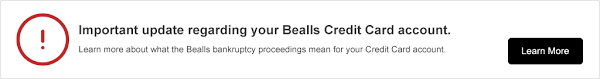 Check spelling or type a new query. Bealls Credit Card Home