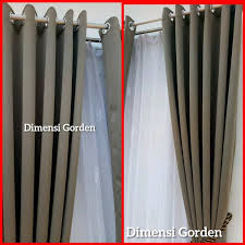 Gorden dengan desain lipit sederhana ini cocok untuk jendela berukuran panjang maupun sedang. Jual Gorden Jendela Pintu Rumah Minimalis Abu Di Lapak Dimensi Gorden Bukalapak