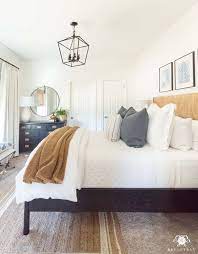 Similar to many of my other bedrooms. Casual Comfortable Guest Bedroom Makeover Reveal Kelley Nan Bedroom Furniture Layout Small Guest Bedroom Guest Bedroom Makeover