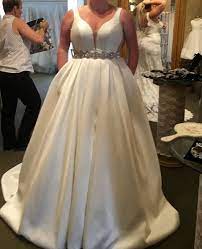 15 Comfy Plus Size Wedding Dress Ideas 29 Plus Wedding Dresses Backless Wedding Dress Wedding Dress With Pockets