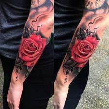 Pin By Omar Aquino On Tattoo Ideas Rose Tattoos Rose Tattoo Sleeve Tattoos