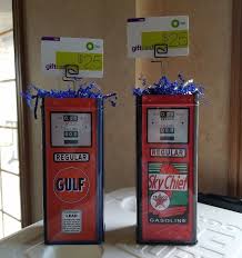 January 11, 2013, 02:12:39 am. Gas Station Gift Card Prize Display For Fundraisers Gas Gift Cards Gift Card Basket Fall Gifts
