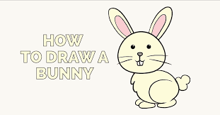 It's perfect for kids and beginners looking for easy pictures to draw. How To Draw A Bunny In A Few Easy Steps Easy Drawing Guides