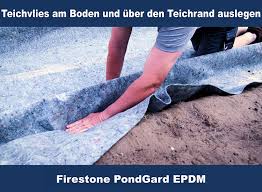 Firestone Teichfolie Pondgard Epdm Vulkanisiert Schwarz 1 Mm Fur Professionelle Anwendungen Zuschnitt 3 05 X 4 M Amazon De Garten