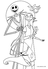 Nightmare before christmas characters coloring pages. Free Printable Nightmare Before Christmas Coloring Pages For Kids
