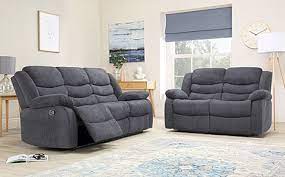 We did not find results for: Sorrento Slate Grey Plush Fabric 3 2 Seater Recliner Sofa Set Furniture And Choice