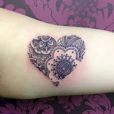 Heart Mandala Tattoos Heart Tattoo Cool Tattoos