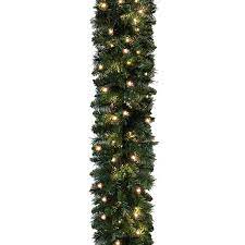 Vector christmas light realistic garland spruce a. Plain Pre Lit Spruce Garland Garlands Christmas Direct
