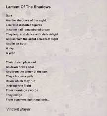 Lament Of The Shadows