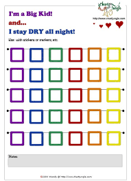 printable stay dry at overnight incentive chart toddler