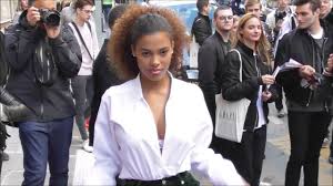 Tina kunakey is seen arriving at mugler fashion show during paris fashion week womenswear spring/summer 2019 on september 26, 2018 in paris. Tina Kunakey Paris 26 Septembre 2018 Fashion Week Defile Mugler Pfw Youtube