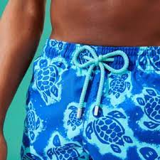 Men Swim Trunks Long 2003 Turtle Shell Vilebrequin Okoh1b03