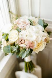 Dusky Pink And White Bridal Bouquet September Wedding Flowers Inexpensive Wedding Flowers Wedding Flowers