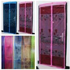Poni tirai sudah terjahit di tirai. Tirai Pintu Anti Nyamuk Dengan Penutup Magnet Shopee Indonesia