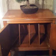 The finish shows wear appropriate for… Find More Vintage Record Storage Cabinet For Sale At Up To 90 Off