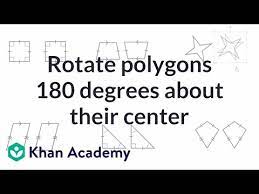 A rectangle has an order of rotational symmetry of order two, an equilateral triangle of order three, and a square of order four. Intro To Rotational Symmetry Video Khan Academy