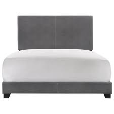 The bottom bunk is hard as rock, but it's a decent place to crash after a long. Crown Mark Erin Transitional Queen Bed With Upholstered Headboard Wilcox Furniture Upholstered Beds