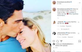 After that she hosted another tv show called desafios. Fernanda Serrano Mostra Se A Dar Um Beijo Ao Namorado